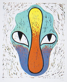 MASK (turkos/orange)