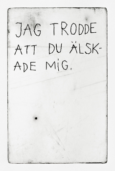 Jag trodde att du älskade mig