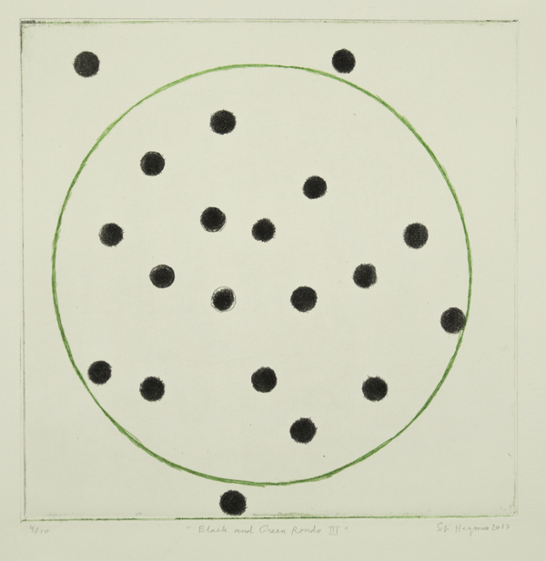 Black and Green Rondo III